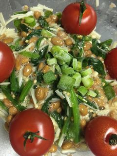 ほうれん草と納豆の梅和え-レシピのメイン写真