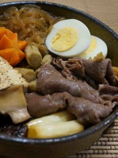 すき焼きのお弁当風-レシピのメイン写真