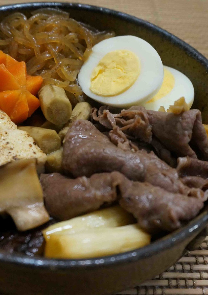 すき焼きのお弁当風-レシピのメイン写真