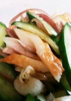 ★胡瓜・茗荷・竹輪の中華サラダ★-レシピのメイン写真