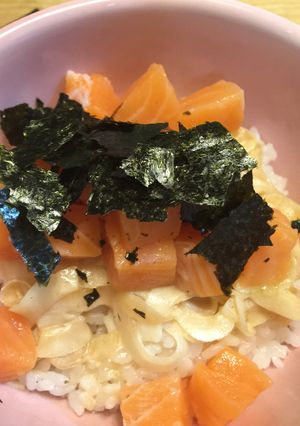 コストコサーモンを使った簡単丼-レシピのメイン写真