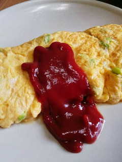 朝食に☆枝豆とチーズのオムレツ-レシピのメイン写真