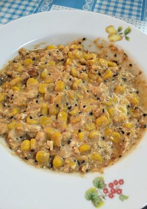 パンのトッピングのコーン料理-レシピのメイン写真