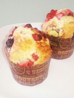生クリーム♡Berryマフィン-レシピのメイン写真
