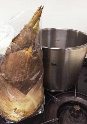 水だけです!筍の下ごしらえ〜-レシピのメイン写真