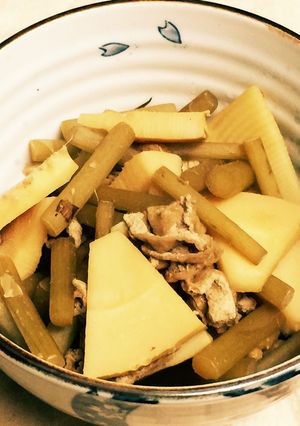 スジ〜の通ったフ〜キの甘辛煮。-レシピのメイン写真