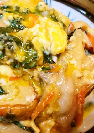 とろっとろ★ご飯がｽｽﾑ【竹輪ニラ玉丼】-レシピのメイン写真
