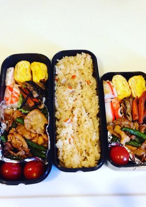 超カンタン、スピード勝負のお弁当-レシピのメイン写真