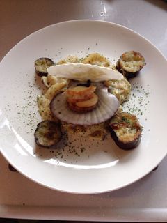 ほたて稚貝と茄子のバター焼き-レシピのメイン写真