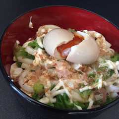 รูปของ 朝からさっぱりサラダうどん☆