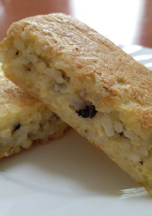 簡単！卵ご飯 de 焼おにぎらず☆-レシピのメイン写真