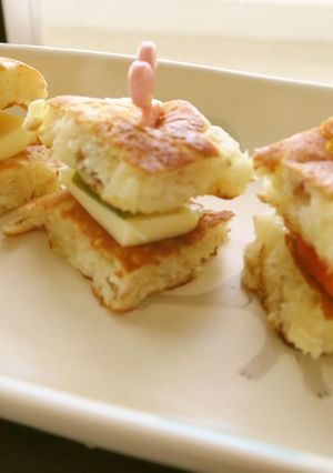 プチパンケーキ☆バーガー-レシピのメイン写真