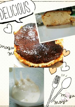 ヨーグルトとお豆腐チーズケーキ２種類-レシピのメイン写真
