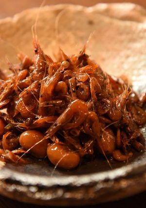 琵琶湖産 川エビと豆の旨煮-レシピのメイン写真