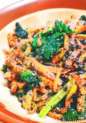 ほうれん草とにんじんのごま和え-レシピのメイン写真