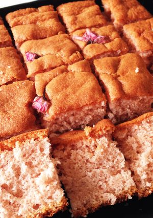 桜カステラ-レシピのメイン写真