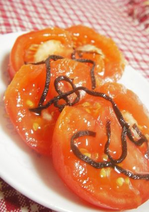 ✿トマトと塩昆布だけぇ✿-レシピのメイン写真
