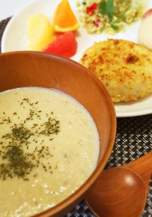腸活美肌レシピ♡豆乳きのこポタージュ-レシピのメイン写真