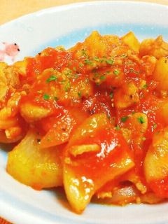 豚肉と大根のトマト煮-レシピのメイン写真