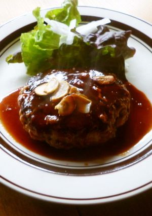 ポークチャップハンバーグ♪-レシピのメイン写真