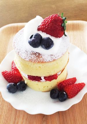 ホットケーキ-レシピのメイン写真