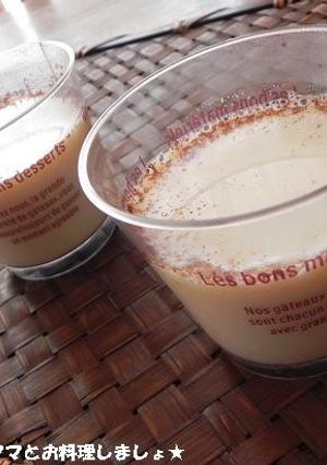 レンジで簡単★豆乳シナモンプリン-レシピのメイン写真