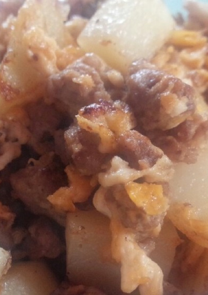 ジャガイモと卵のそぼろ丼-レシピのメイン写真