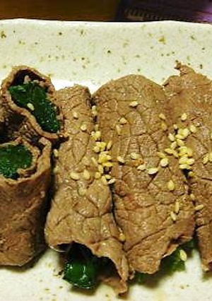 牛しゃぶのほうれん草巻き-レシピのメイン写真