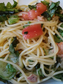 簡単!ツナと野菜の冷製パスタランチ~♪-レシピのメイン写真