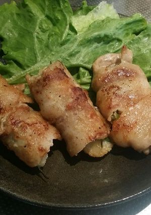 数の子＋大葉の豚肉巻き-レシピのメイン写真
