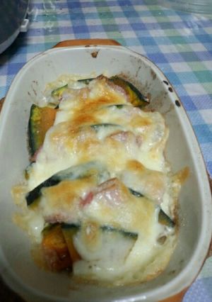 かぼちゃとベーコンのチーズ焼き-レシピのメイン写真