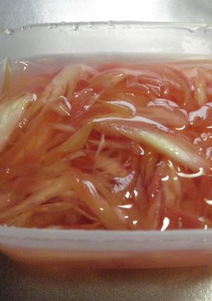 簡単みょうがの酢漬け♪-レシピのメイン写真