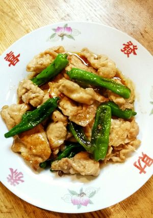 豚ロースとシシトウの甘辛炒め-レシピのメイン写真