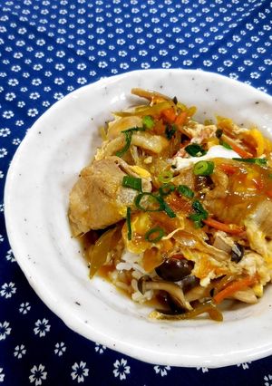 肉巻き新玉葱の甘辛丼✿-レシピのメイン写真
