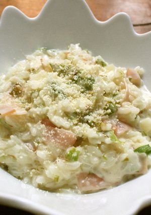 簡単！時短！ふきのとうのチーズリゾット-レシピのメイン写真