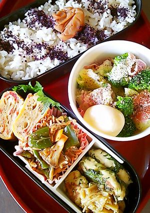 Sakura・Haru芋介弁当✿-レシピのメイン写真