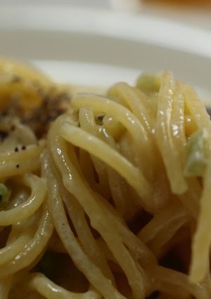 わさび漬けで簡単クリームパスタ-レシピのメイン写真