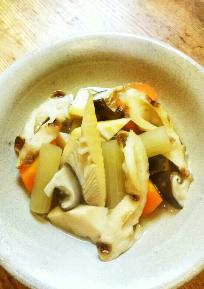 タケノコとフキの煮物-レシピのメイン写真