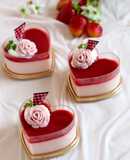 *苺ピューレで簡単♡ 苺のチーズケーキ♪