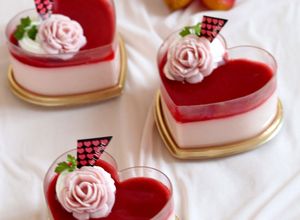 *苺ピューレで簡単♡ 苺のチーズケーキ♪-レシピのメイン写真