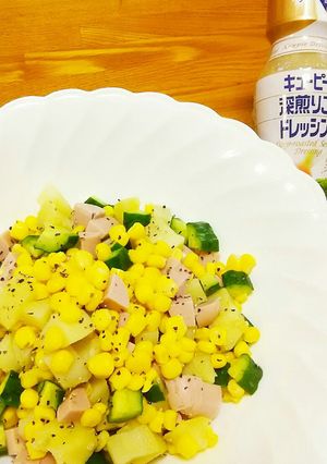 丸ごとお芋の旨味♪春彩りコロポテサラダ☆-レシピのメイン写真