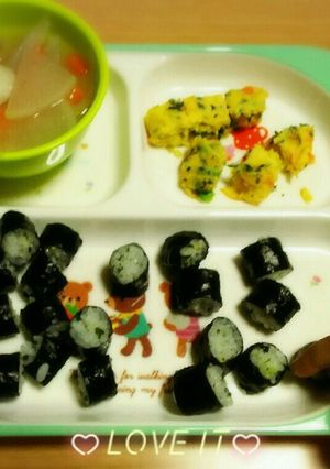 おにぎりのワ☆離乳食 手づかみ練習に♪-レシピのメイン写真