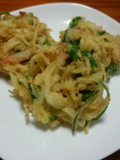 たまねぎと三つ葉のかき揚げ-レシピのメイン写真