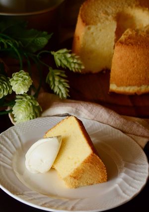 クリームチーズシフォン-レシピのメイン写真
