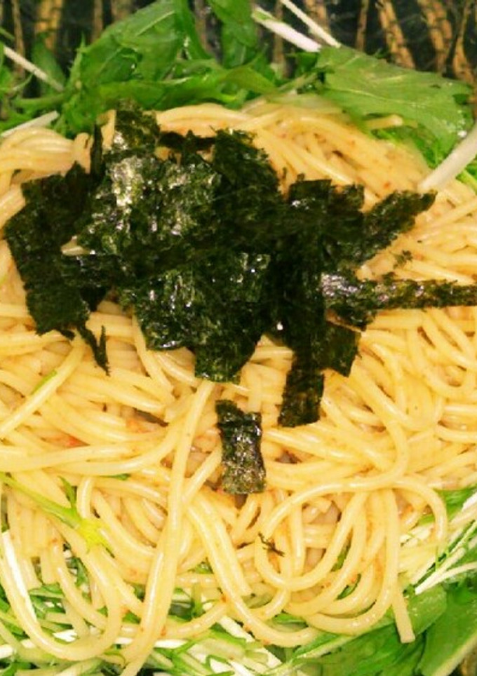 和風たらこ★スパ-レシピのメイン写真