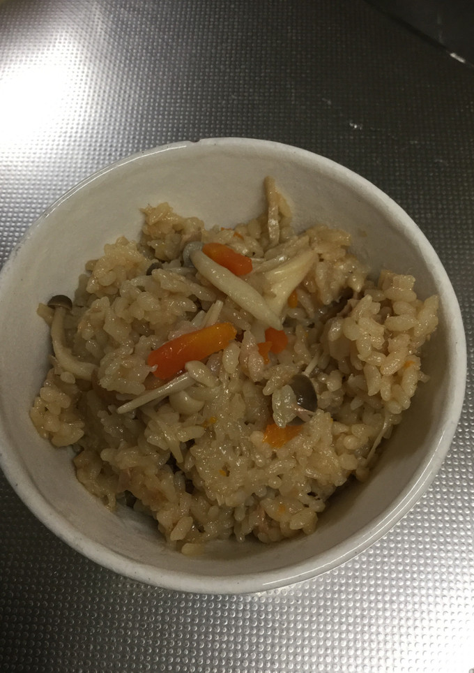 ツナときのこの味噌炊き込み御飯-レシピのメイン写真