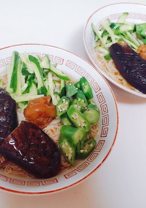 本当に美味しい！！冷やしぶっかけ素麺-レシピのメイン写真