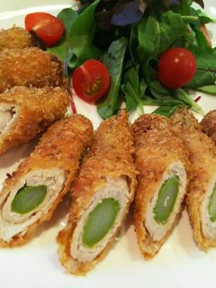 アスパラの肉巻きフライ♪-レシピのメイン写真