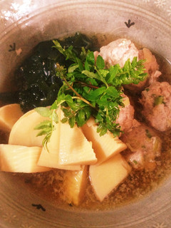 鶏のつくねと若竹煮-レシピのメイン写真