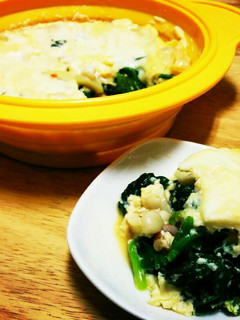 じゃがほうれん草のたまご蒸し-レシピのメイン写真